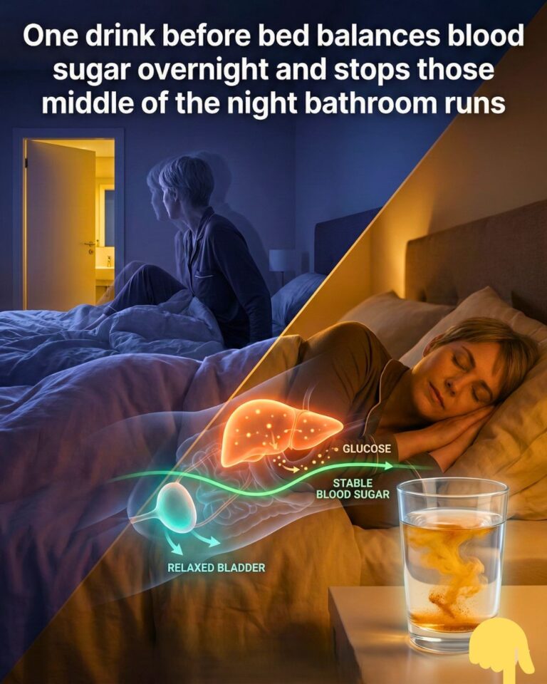 Drink this before bed to balance blood sugar & stop nighttime bathroom trips!