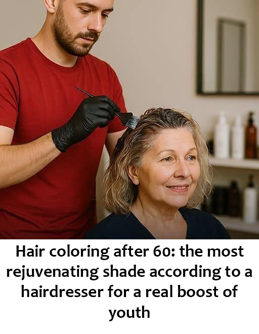 What hair color should you choose after 60 for a youthful look? A hairdresser shares his advice
