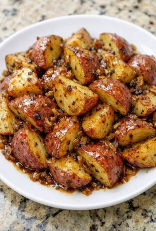 Slow Cooker Onion Butter Potatoes