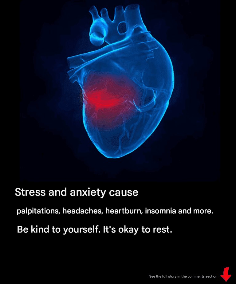 7 symptoms caused by stress and anxiety  Full article 👇 💬👇👇