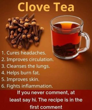 “The Ancient Spice in Your Kitchen: 18 Ways Clove Tea Boosts Health, Metabolism, and Longevity”👇