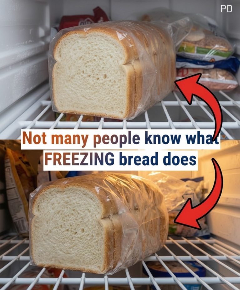Here’s what happens when bread goes into the freezer. 👇👇