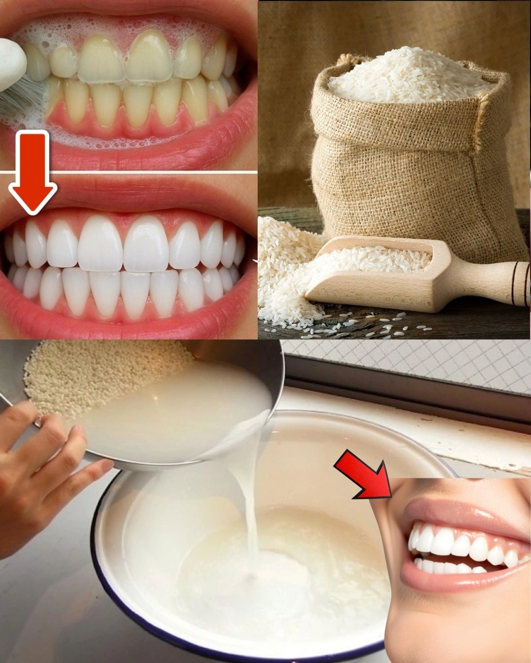 Discover a dazzling smile: the secret to whiter teeth in just 2 minutes with rice water!