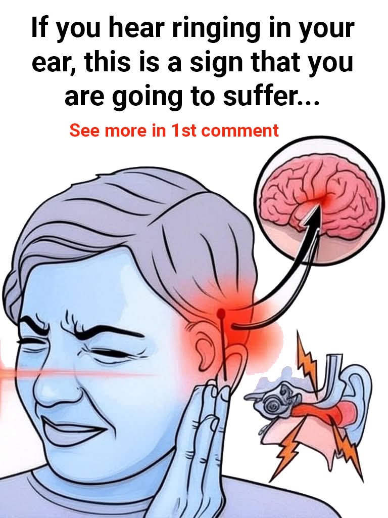 If you hear ringing in your ear, this is a sign that you will suffer from… see more in 1st comment 💬👇📃