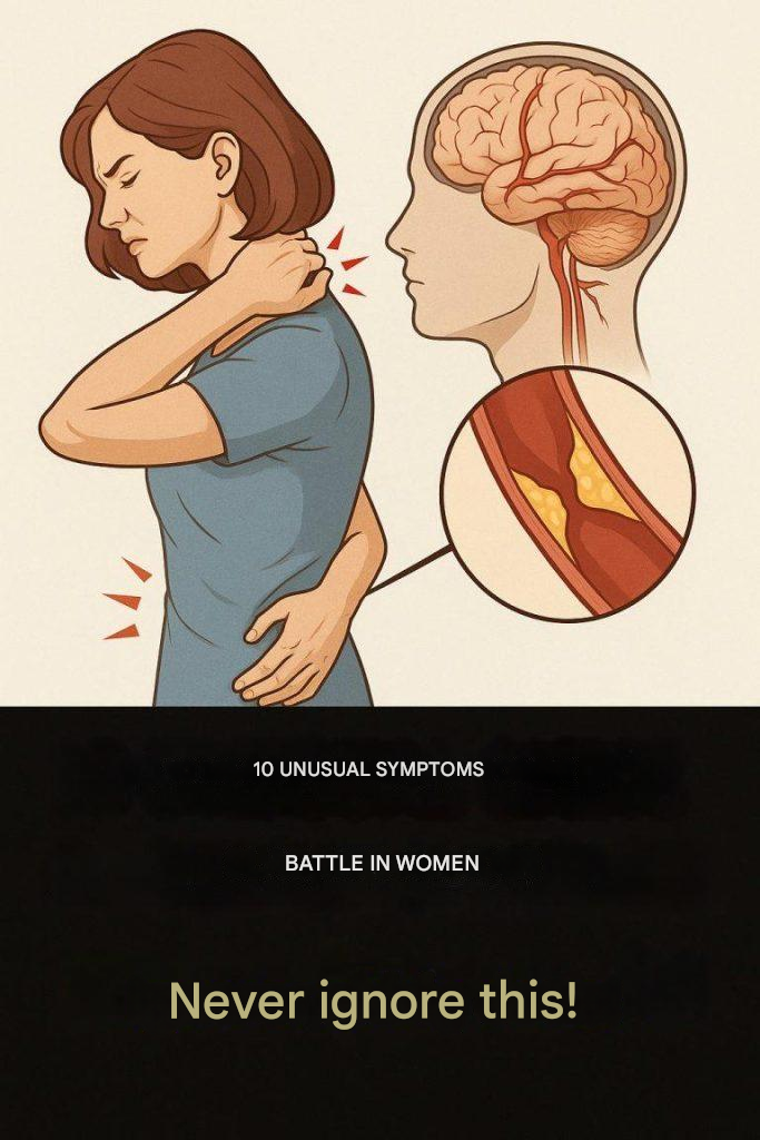10 UNUSUAL SYMPTOMS STROKE IN WOMEN Never ignore this!