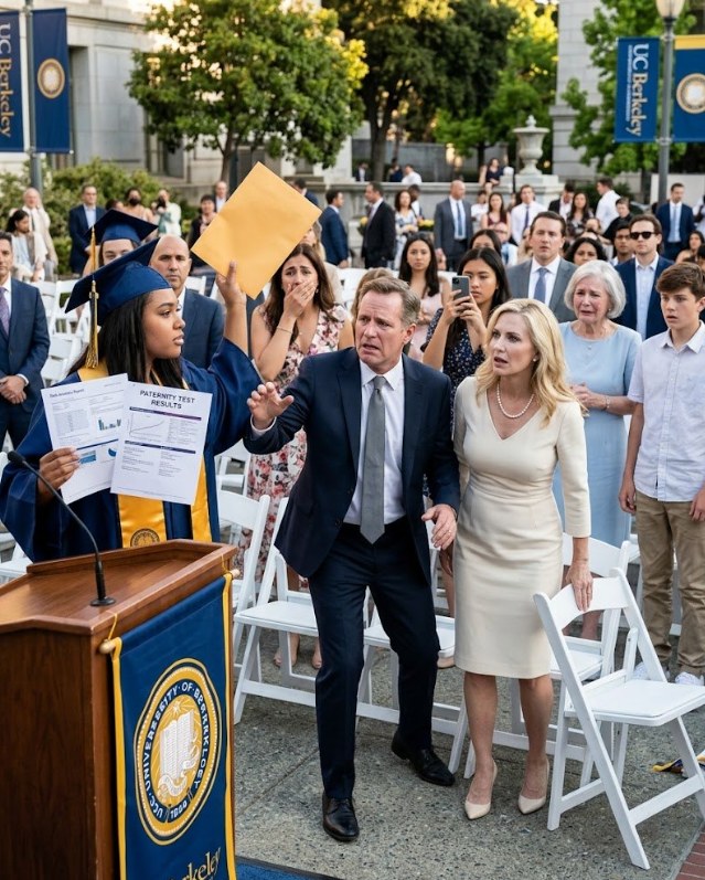 AT MY GRADUATION, MY FATHER SAID I WASN’T HIS REAL DAUGHTER… SO I STEPPED FORWARD—AND OPENED THE ENVELOPE HE PRAYED I’D NEVER SHOW.