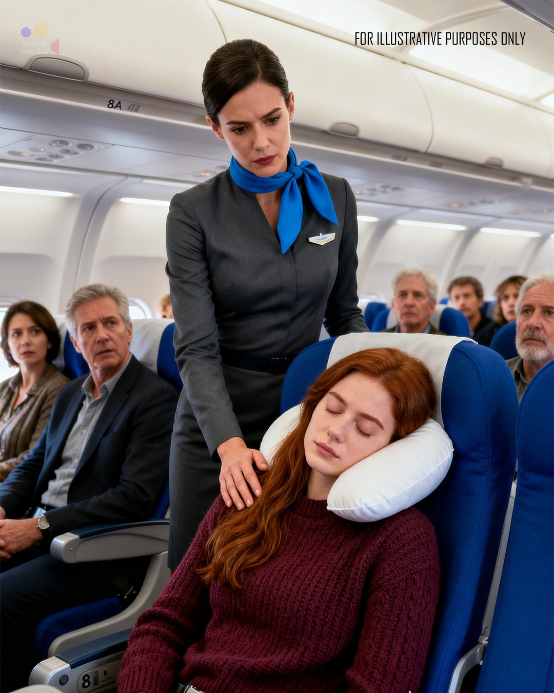 She Was Sleeping in 8A — When the Captain Asked if Any Combat Pilots Were on Board