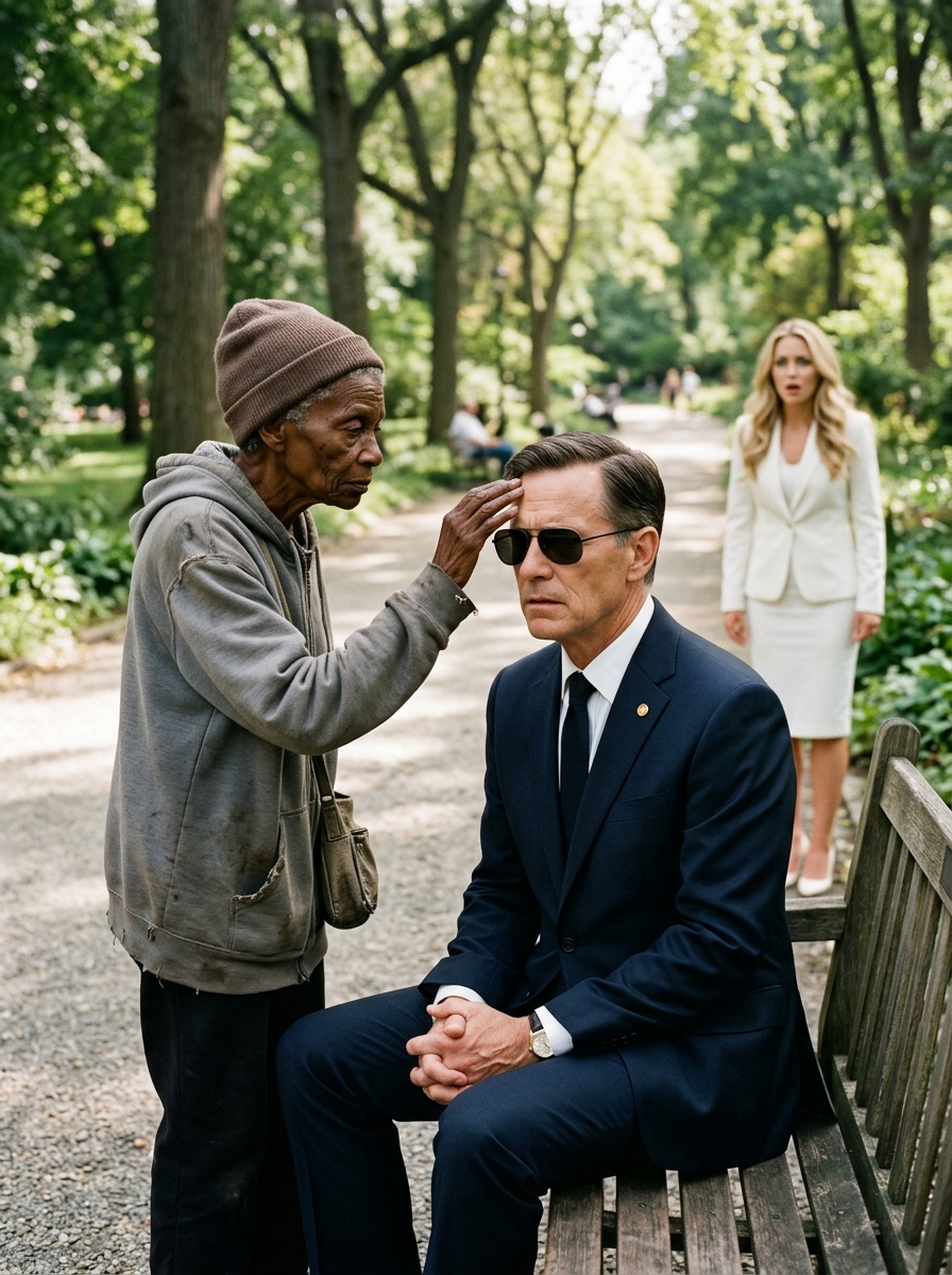 “You’re not blind, it’s your wife who puts something in your Drink” – Old woman said to the Billionaire