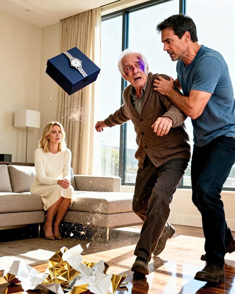 I counted 30 s.l.a.p.s while my son was be:atening me in front of his wife… so I sold his house before lunch and let the doorbell tell him what I would never do to him.