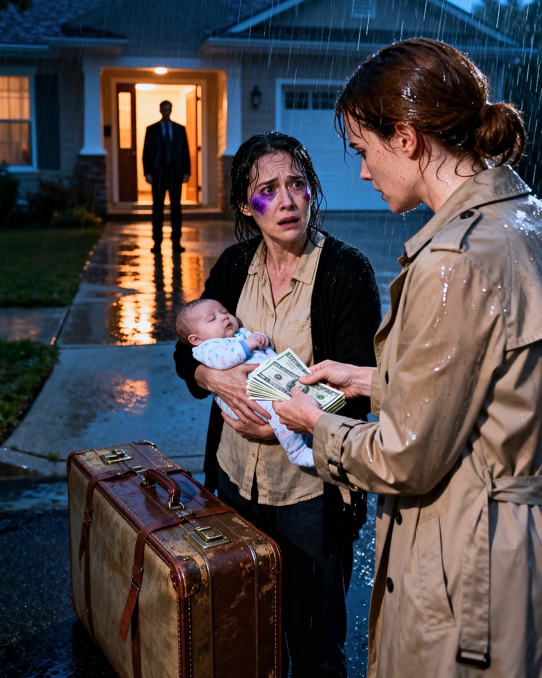 The husband threw his wife and children out of the house, but his mistress followed them, gave the woman $10,000, and whispered in her ear: “Come back in three days… there will be a surprise for you…”