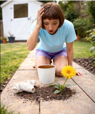 Five years after my husband’s d.eath, I accidentally broke a flower pot he had given me shortly before his d.eath: And what I found b.uried deep in the ground made me scream in horror.