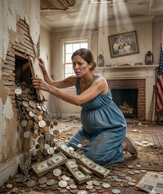 Pregnant widow bought…