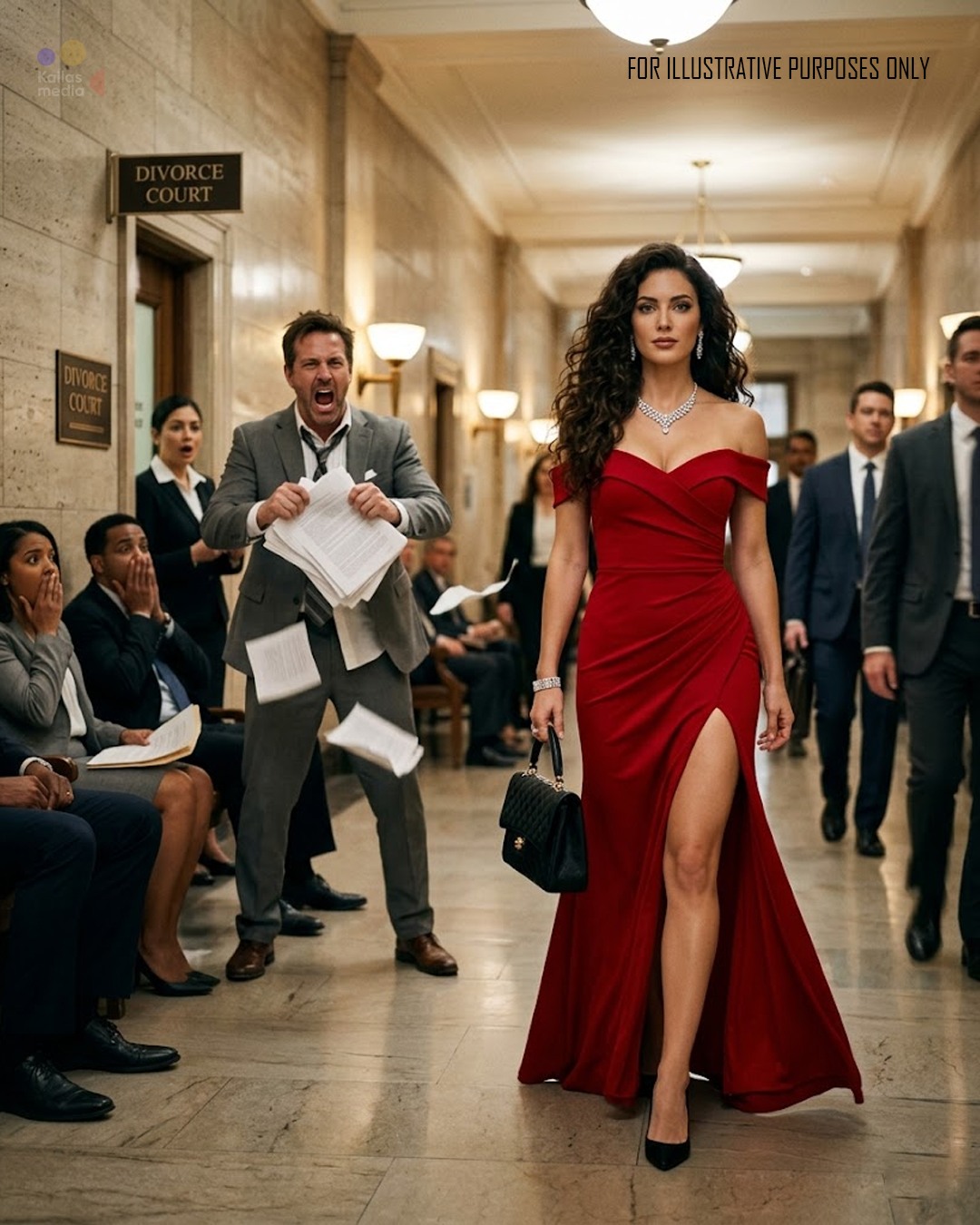 The day I walked into court wearing $2 billion worth of jewelry to sign the divorce papers, I left my ex-husband’s entire family speechless… but what he did next shocked everyone even more.