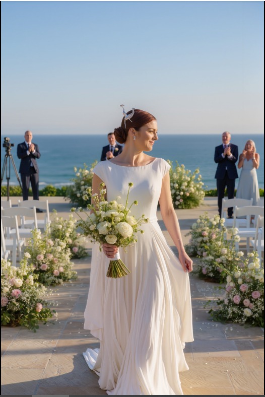 My parents tossed my wedding invitation straight into the trash and told me not to embarrass myself, but the morning they saw me walking alone down the aisle at a $40 million Malibu estate, with cameras catching every second, they finally understood the daughter they treated like an afterthought had built a life too big for them to ignore.