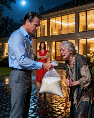 A 70-year-old mother goes to see her son to ask for money for food. The son only gives her a bag of rice and coldly sends her away…