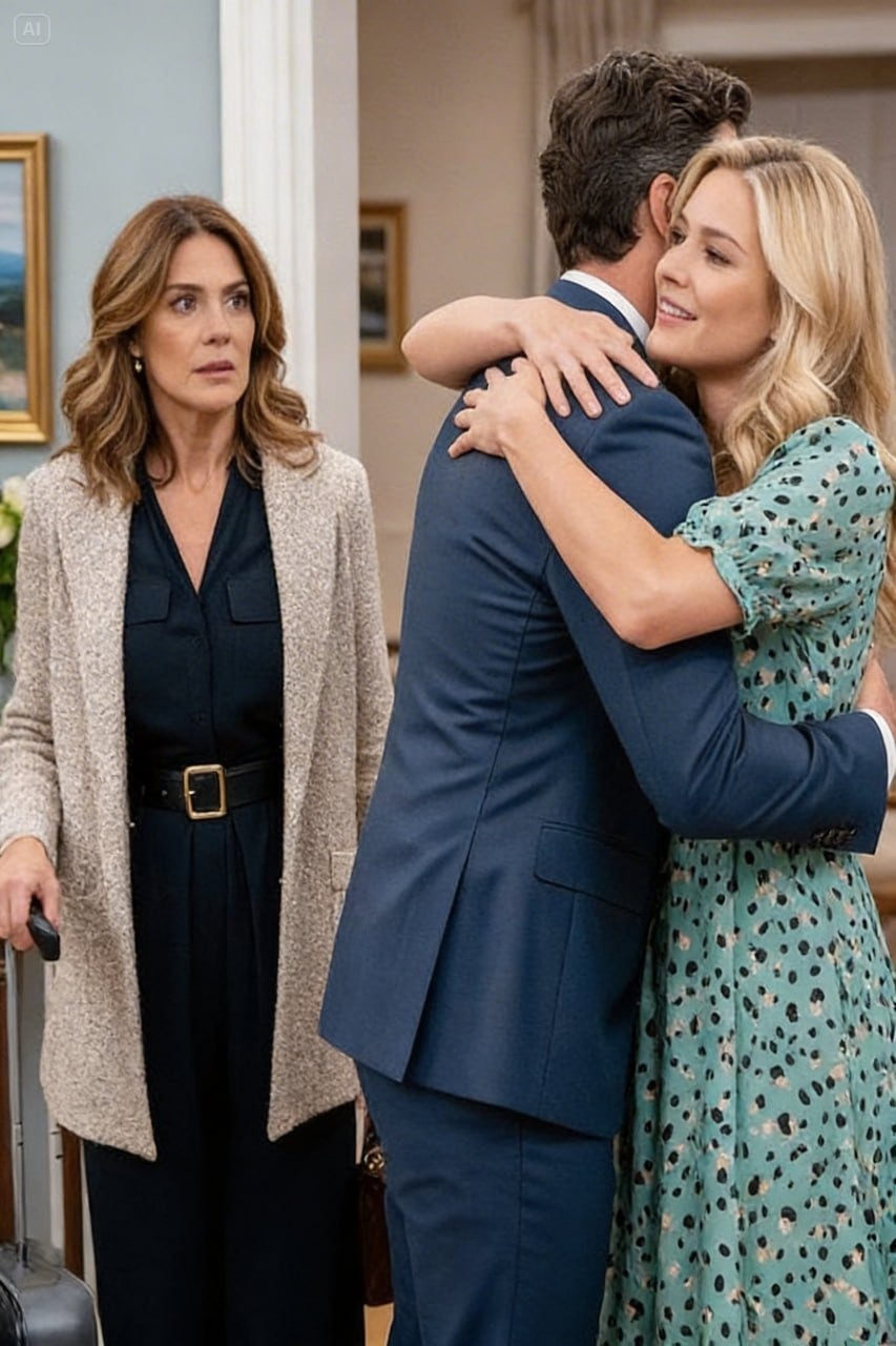 15 years after my best friend moved to Spain, I went to see her! But as soon as her husband walked in…