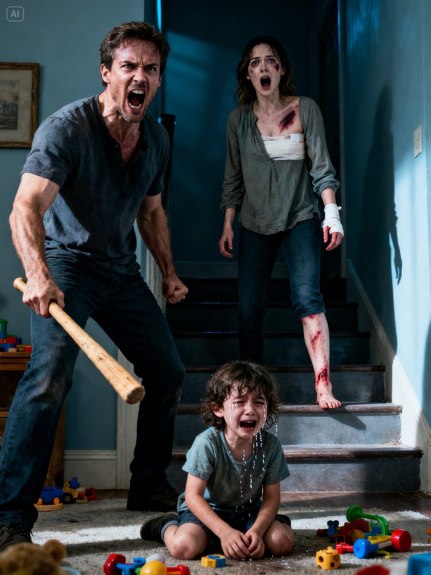 My four-year-old son called me at work, crying: ‘Daddy, Mommy’s boyfriend hit me with a baseball bat-YILUX