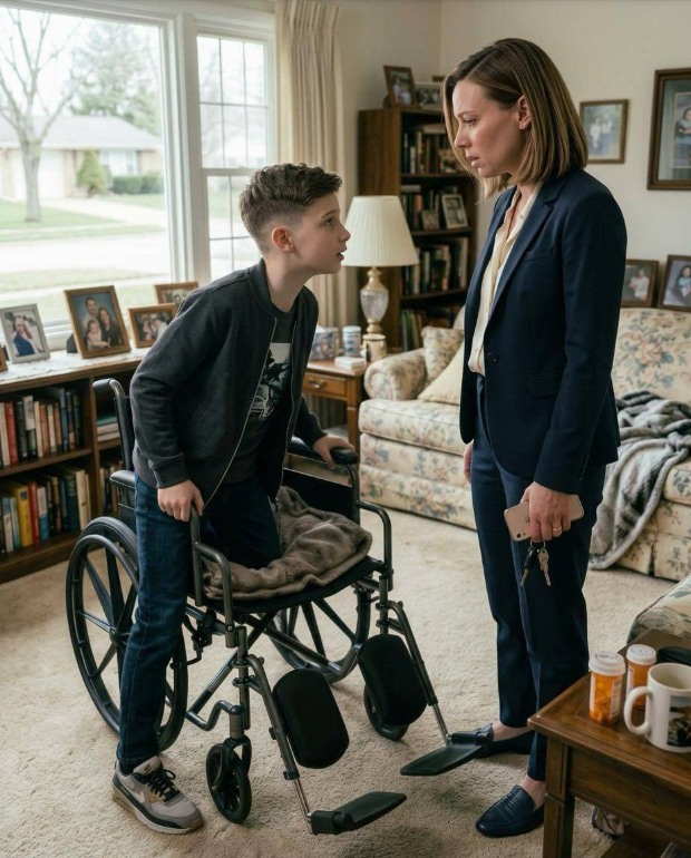 The Wheelchair Warning (My Husband Left Me Alone With His Disabled Son—The Moment His Car Disappeared, the Boy Stood Up and Said: “You Need to Run”)