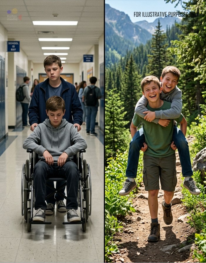 My 12-Year-Old Son Carried His Wheelchair-Bound Friend on a Camping Trip — But the Next Day, the Principal Told Me to Rush to School