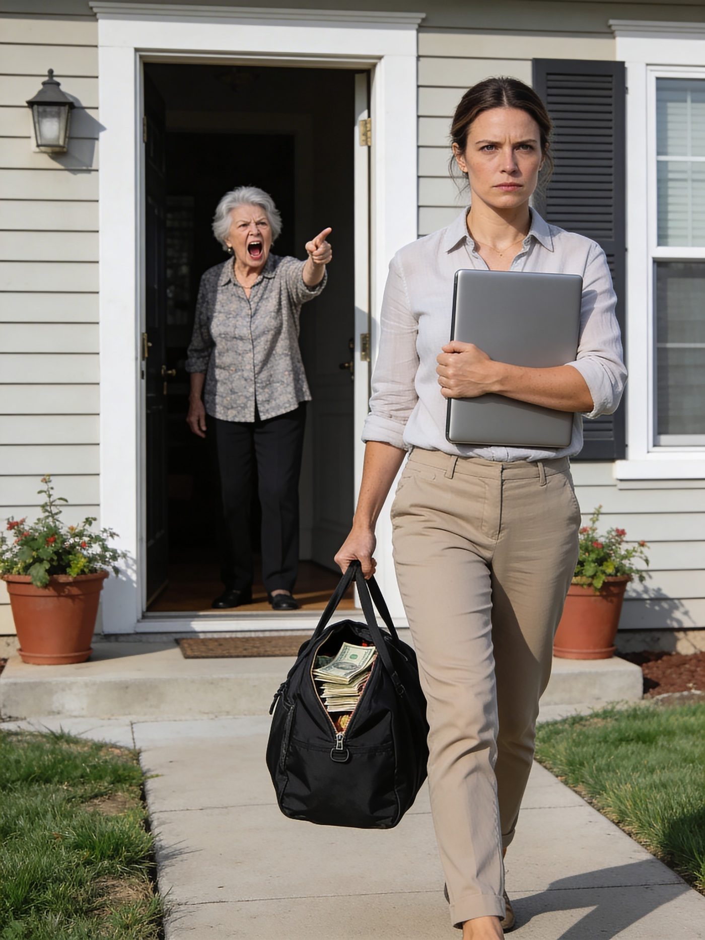 When my family started deducting $1,300 from my salary every month without permission… my sister-in-law was taking $1,300 from my remote job each month. When I told her to stop, she shouted at me to leave the house. I was fed up, so I said, “Fine, I’m leaving.” I moved out and emptied my account.