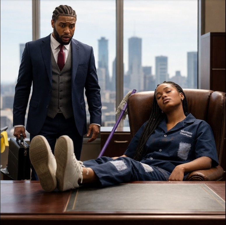 Billionaire with OCD Caught Cleaner Sleeping in His Chair…So He Took Her Freedom
