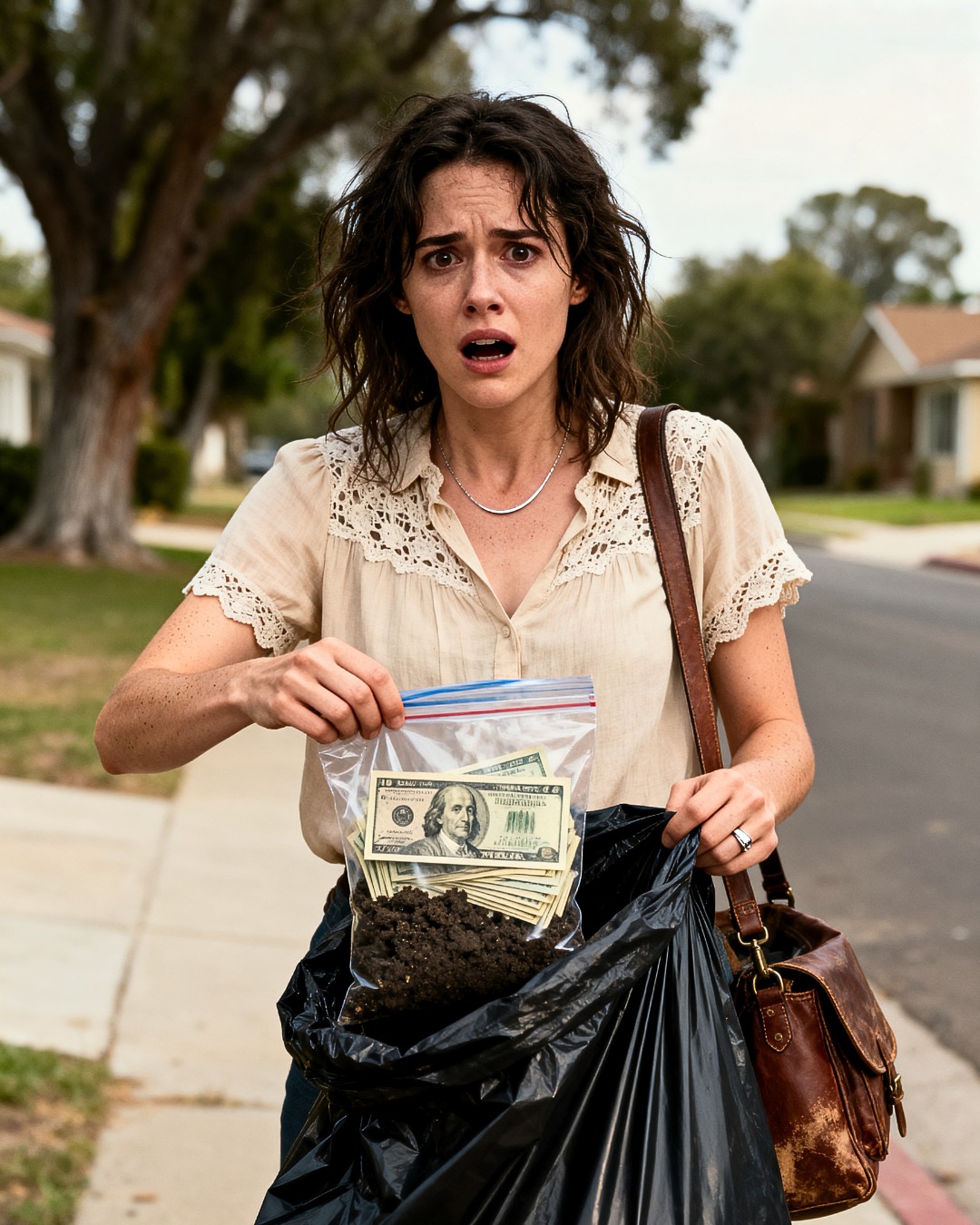 Seeing that I was leaving my in-laws’ house empty-handed, my father-in-law asked me to take a trash bag. When I reached the gate and opened it, I felt a lump in my throat and my hands began to tremble as I saw…