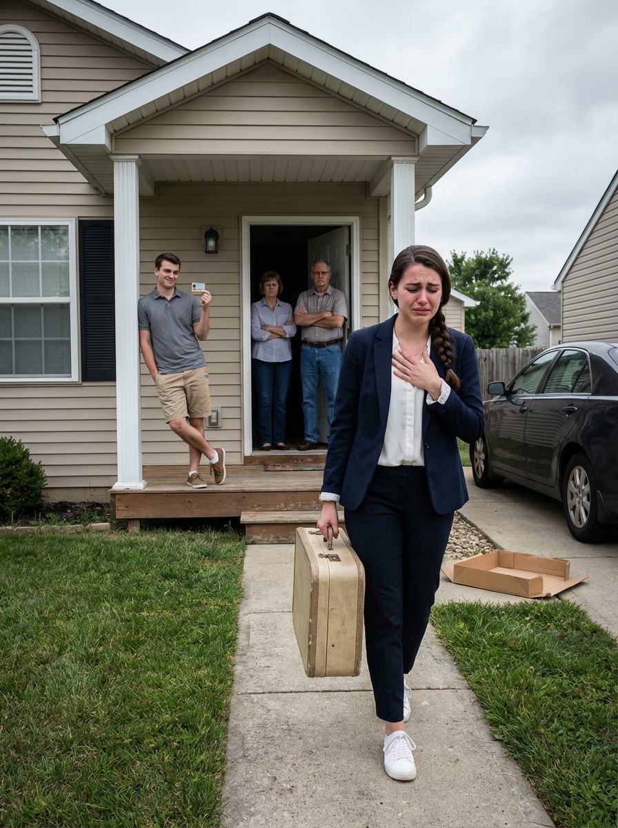 My brother stole my ATM card and drained my account… then threw me out, saying, “We got what we wanted—don’t come back.” My parents just laughed.