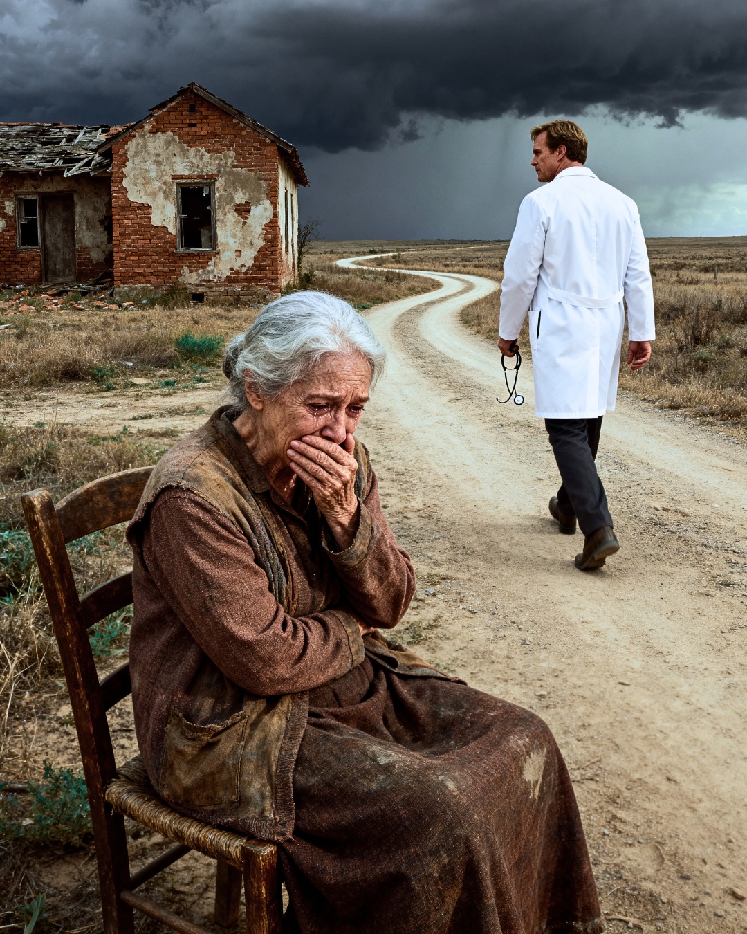 A blind mother washed clothes for 20 years to pay for her son to become a doctor, and he threw her out on the street. The dark secret she kept will leave you chilled to the bone