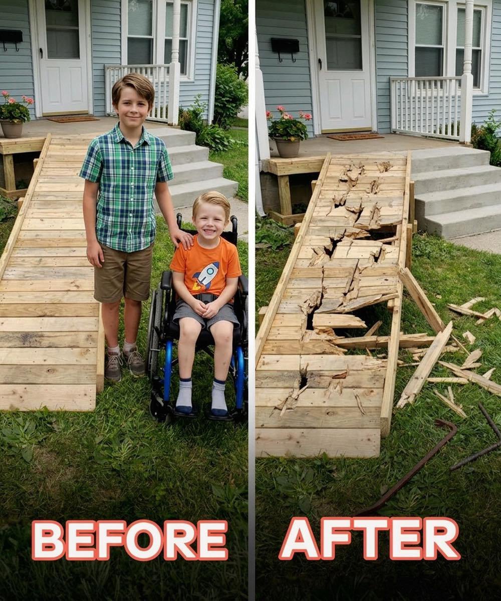 My Son Built a Ramp for the Boy Next Door – Then an Entitled Neighbor Destroyed It, yet Karma Came Faster than She Expected