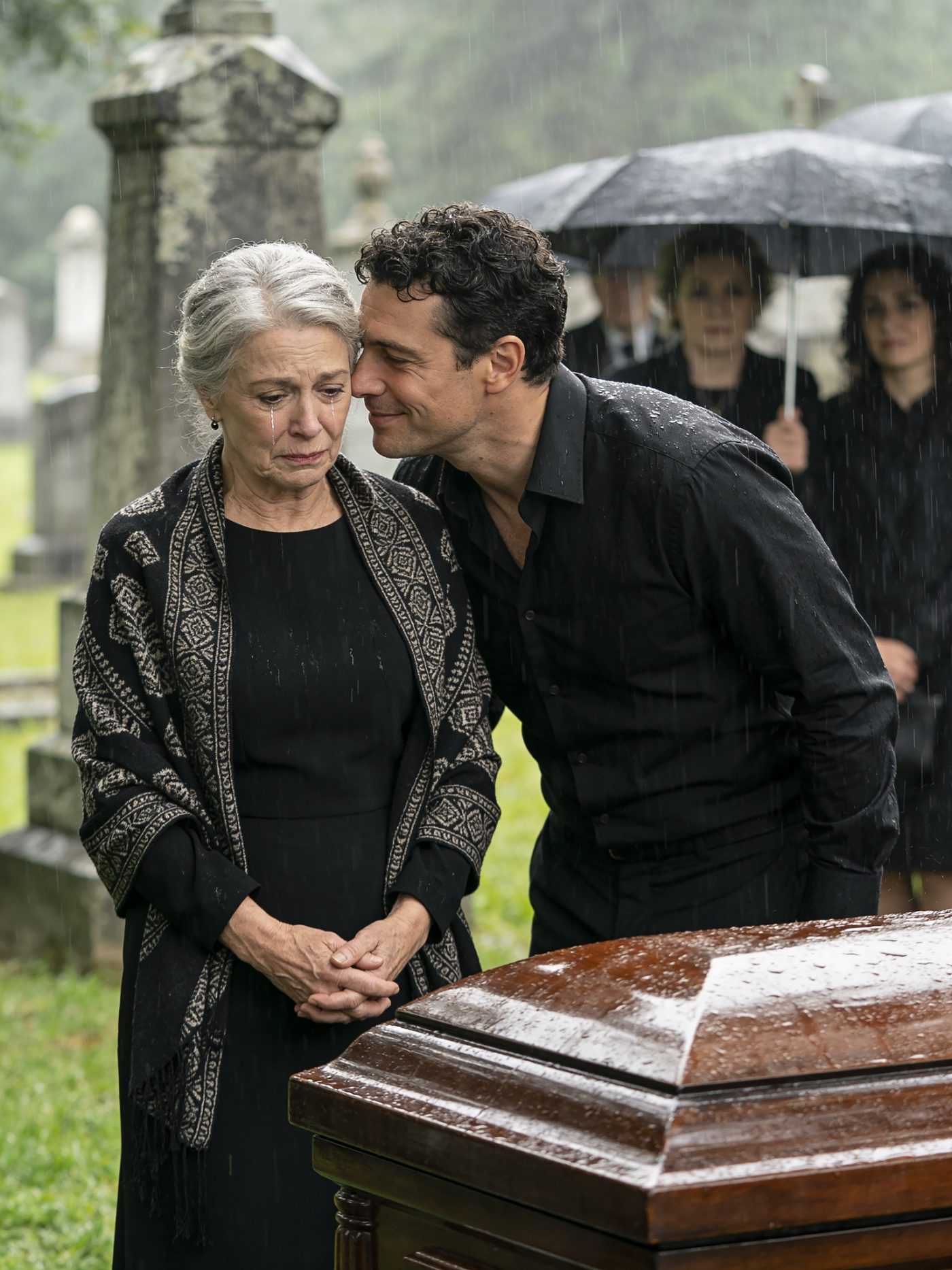 At my husband’s funeral, my son squeezed my hand. And he whispered, “You’re no longer part of this family.”