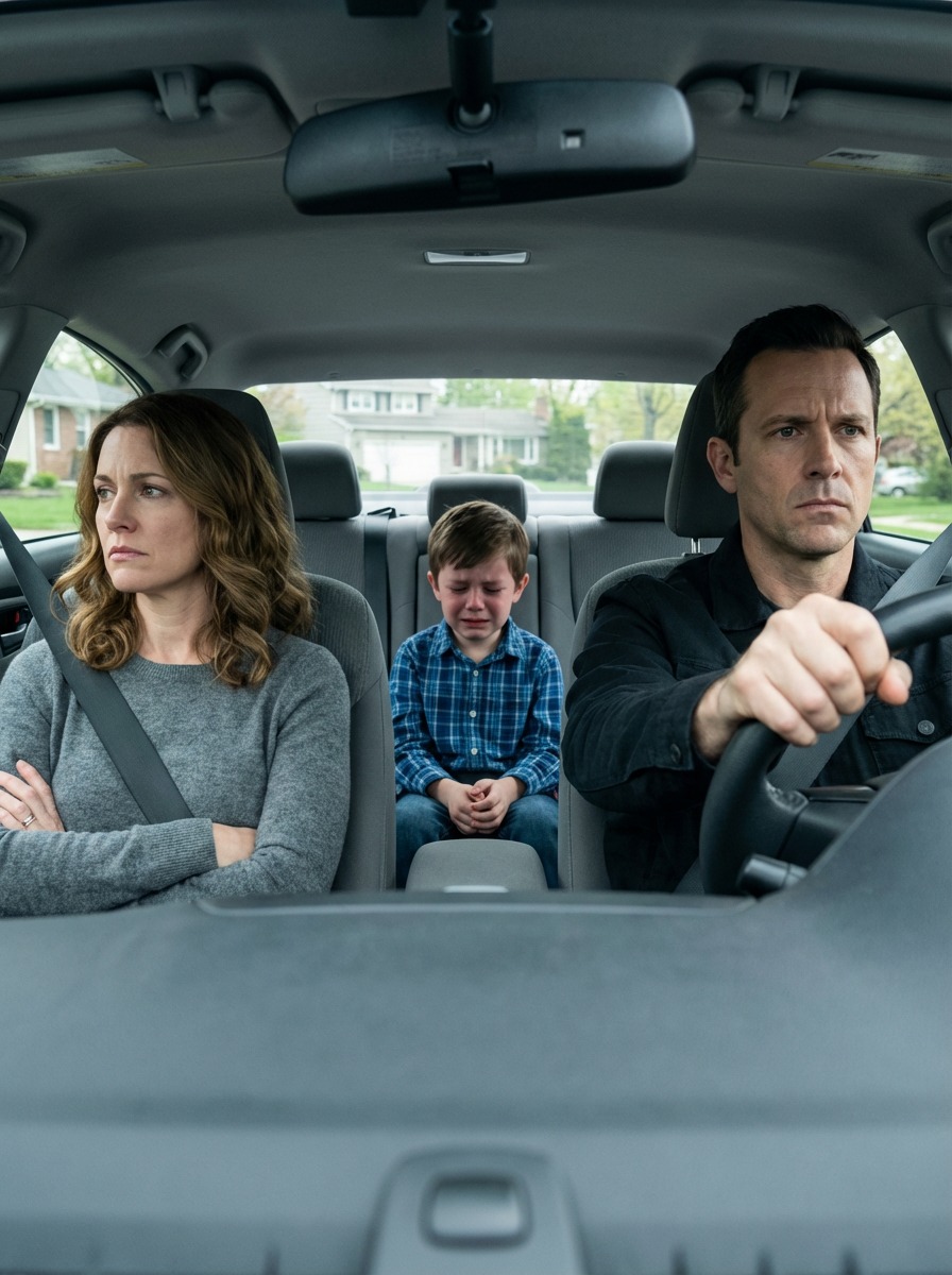 My son cried the entire drive to his grandmother’s house. “Daddy, please don’t leave me here,” he begged. My wife snapped, “You’re treating him like a baby.” I left him anyway.
