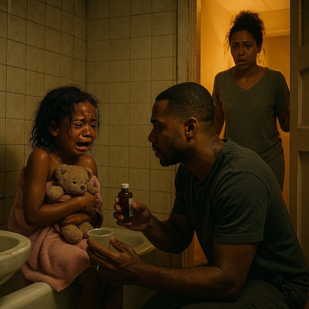 My five-year-old daughter wrk always bathed with my husband. -yilux